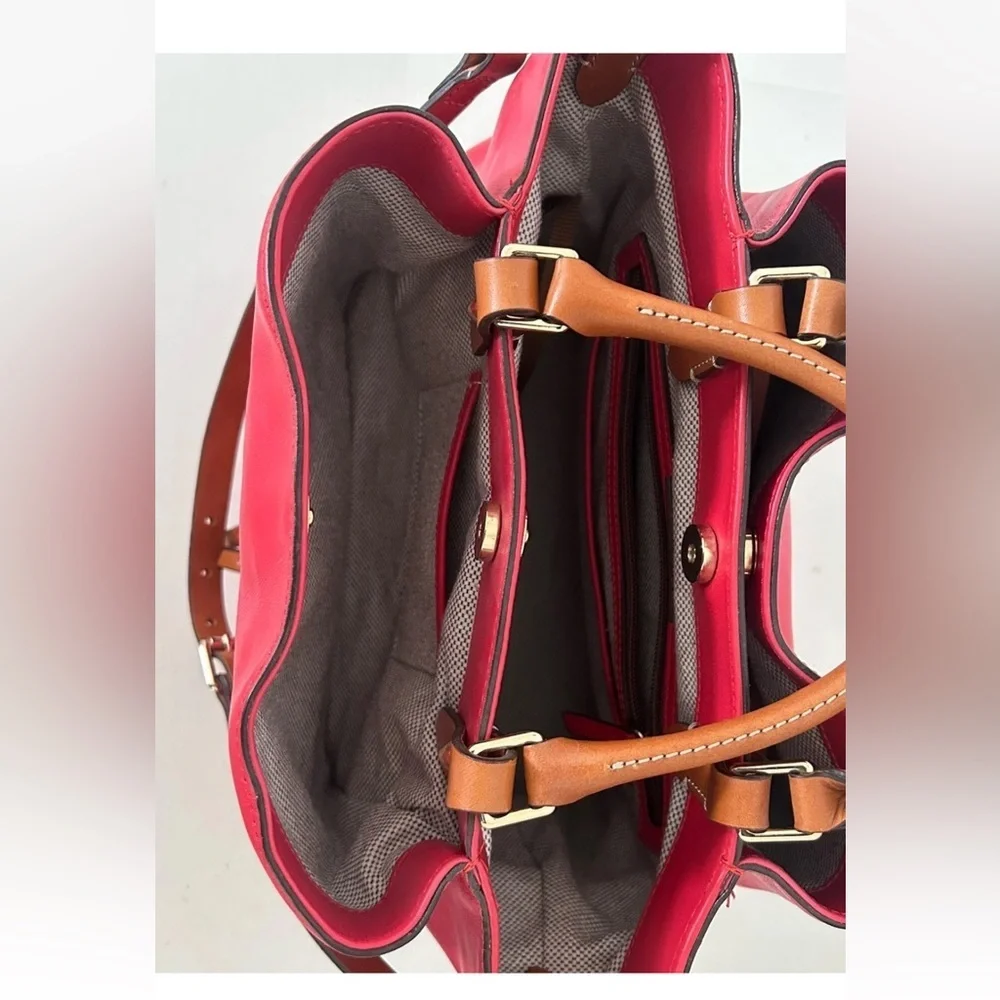 Dooney and Bourke | City Large Dawson LJ050 GE Red Leather Tote Bag